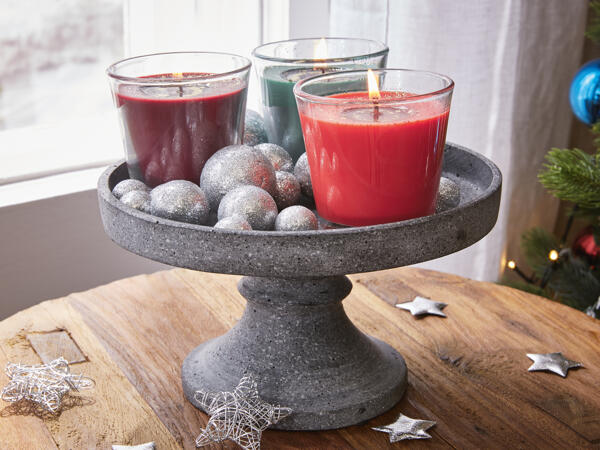 Bougie parfumée dans un verre