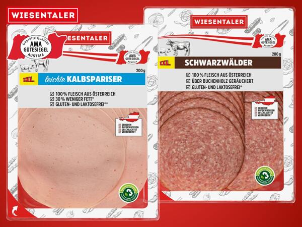 Schwarzwälder oder leichte Kalbspariser