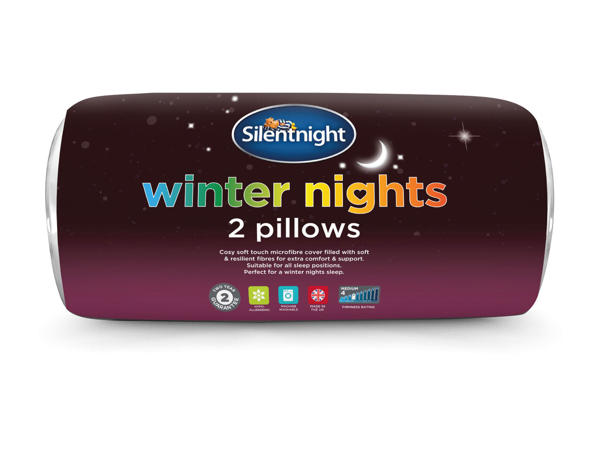 Silentnight Winter Nights Hollowfibre Pillow Pair