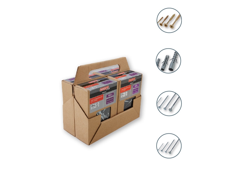 Powerfix(R) Chipboard Screw/ Nail Assortment