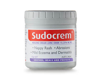 Sudocrem 125g or Bepanthen 100g