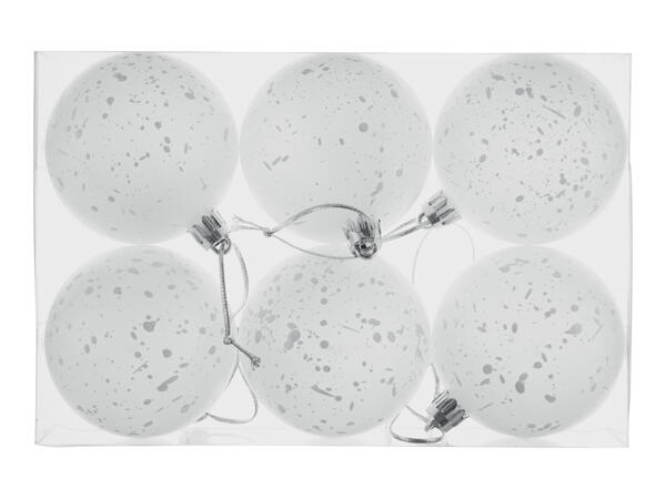 Livarno Home Christmas Baubles - 6 pack