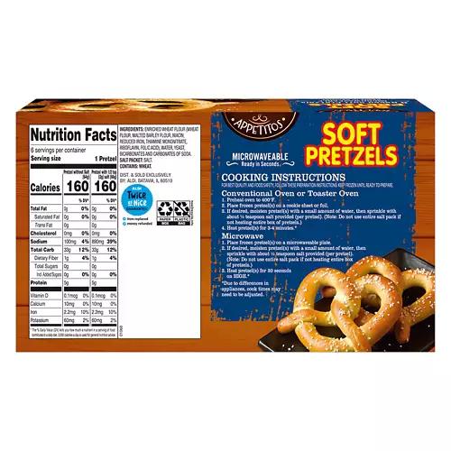 Original Soft Pretzels, 6 count