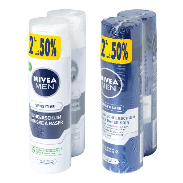 NIVEA(R) Scheerschuim voor heren, 2 st.