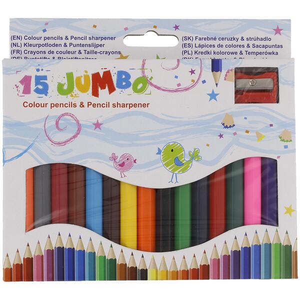 Crayons de couleur & taille-crayons Jumbo