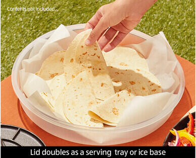 Tupperware Large Divided Serving Centre