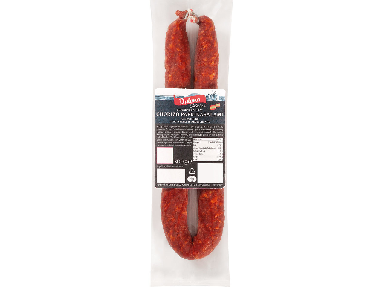 DULANO Chorizo Paprikasalami