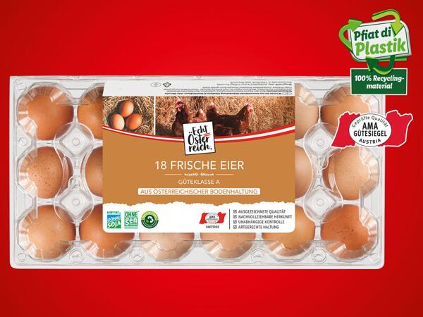 Eier aus Bodenhaltung