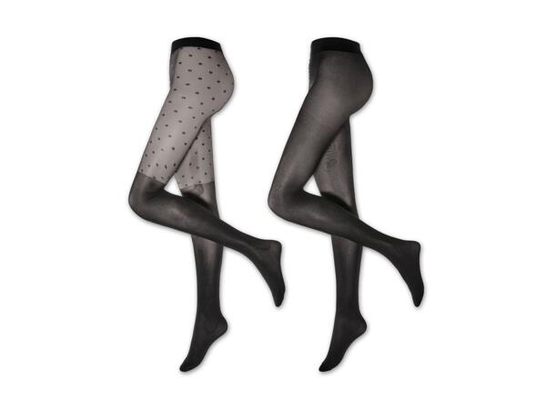 Damen Feinstrumpfhose, 2 Stück