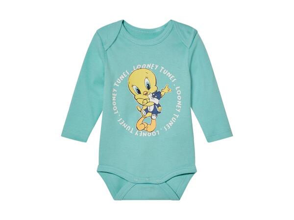 WARNER WORLD(R) Langærmet babybody