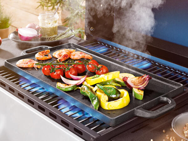 Grillmeister(R) Gusseisen-Grillplatte