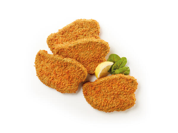 Breaded Cutlets with Spinach