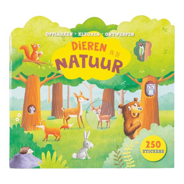 Kleur- en stickerboek