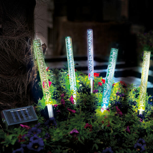 Solar-Garten-Sticks 5er-Set