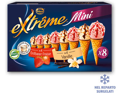 Mini cornetti Extrême alla fragola/vaniglia NESTLÉ FRISCO(R)