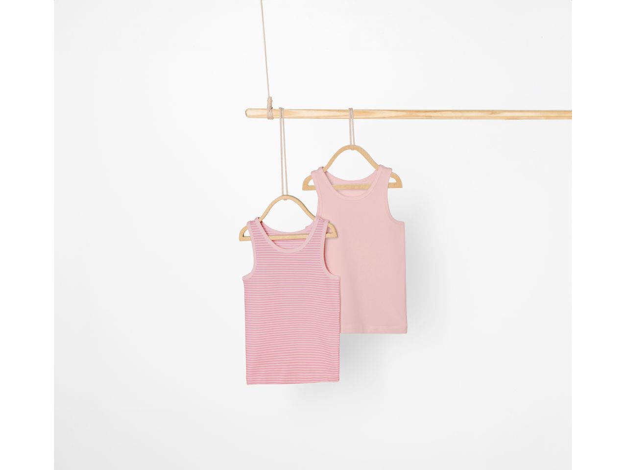 Girls' vests, 2 pieces