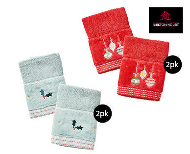 Christmas Hand Towel 2pk