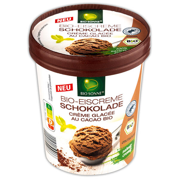 Bio-Eiscreme im Becher