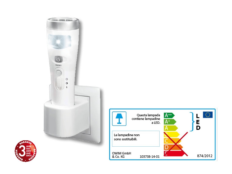 Torcia multifunzione a LED