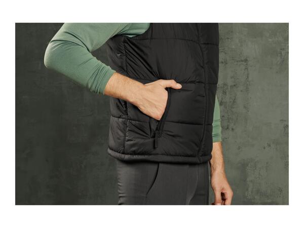 Crivit Men's Thermal Sports Gilet - Black
