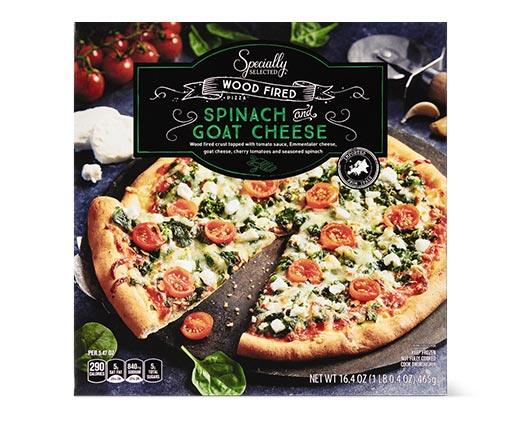 Specially Selected 
 Wood Fired Spinach and Goat Cheese Pizza