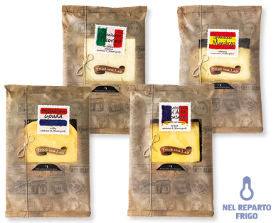 Specialità di formaggi internazionali