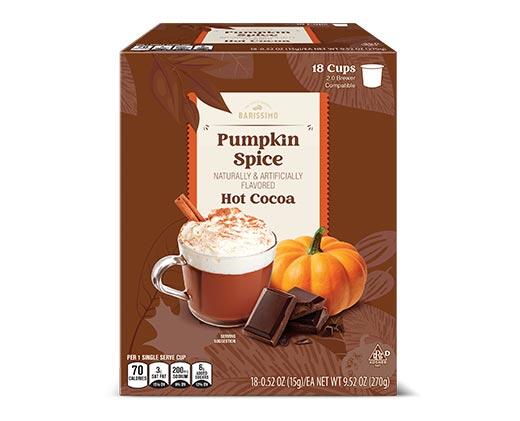 Barissimo Pumpkin Spice Cappuccino or Hot Cocoa Cups