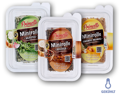 PRIMELLO Frischkäse Minirollen