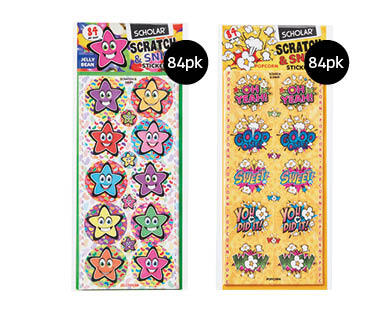 Scratch & Sniff Stickers 84pk