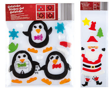 AUTOCOLLANTS DE NOËL EN GEL
