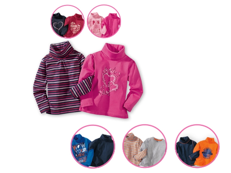Lupilu Girls' or Boys' Polo Neck Top