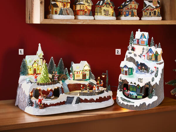 LED-Weihnachtsdorf L