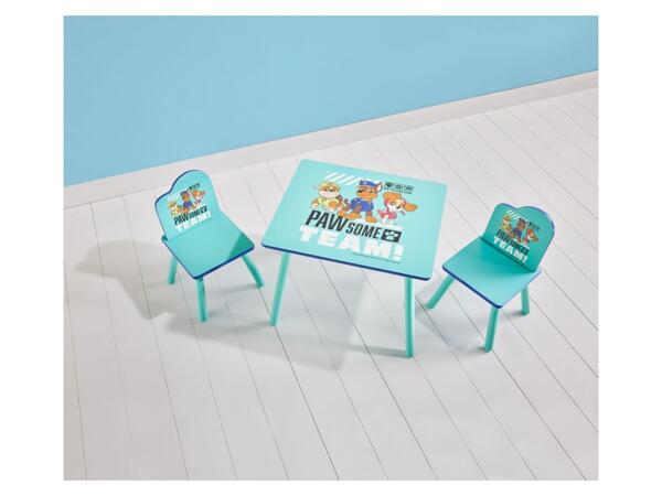Kids' Table & 2 Chairs Set "Paw Patrol"