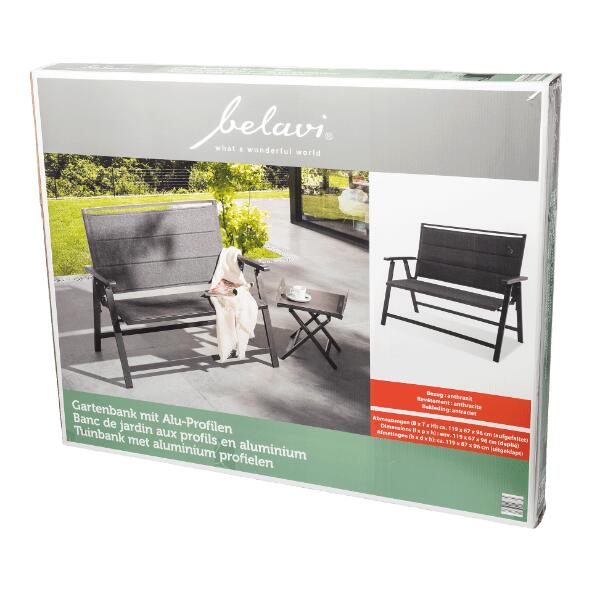 BELAVI(R) 				Aluminium tuinbank