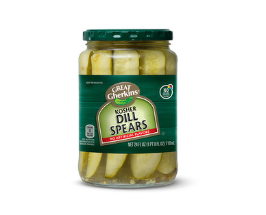 Great Gherkins Refrigerated Kosher Dill Spears