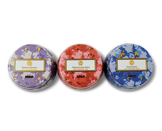 Huntington Home 
 3 Pack Mini Candle Tins