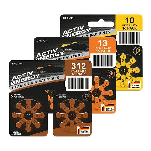 ACTIV ENERGY Hörgerätebatterien