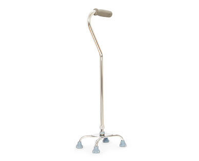 Adjustable Quad Tip Walking Stick