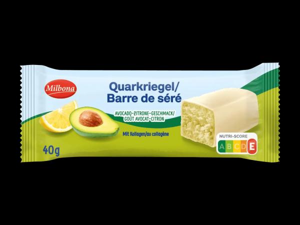 Barretta al quark con avocado e limone