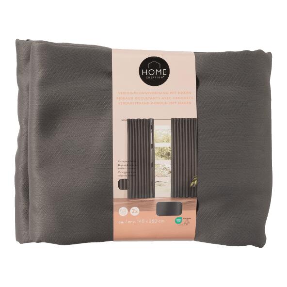 HOME CREATION(R) 				Tenture occultante, 2 pcs