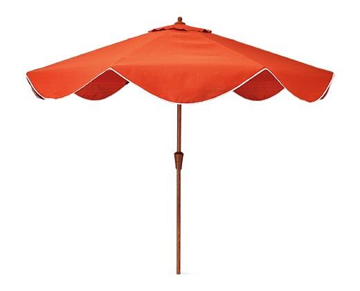 Belavi 9 Foot Scalloped Market Umbrella