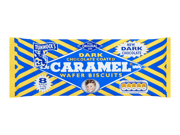 Tunnock's Dark Chocolate Wafer Biscuit