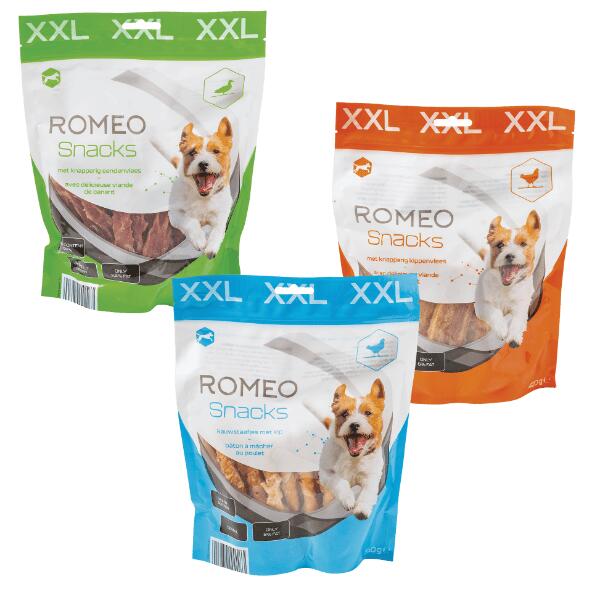 Gevogeltesnacks voor honden