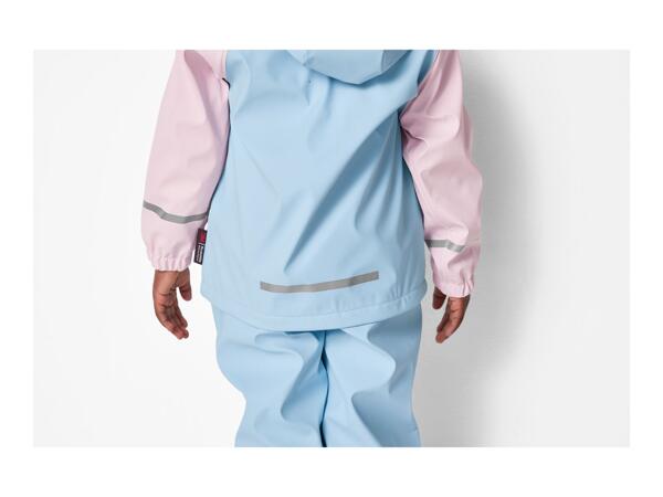 Kids' Blue & Pink Rain Jacket