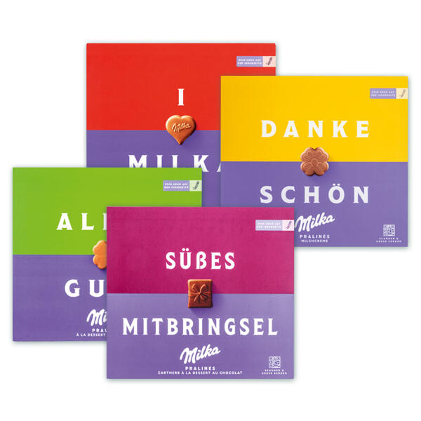 Sag es mit Pralinés