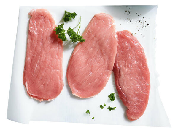 Frische Schweine Schnitzel