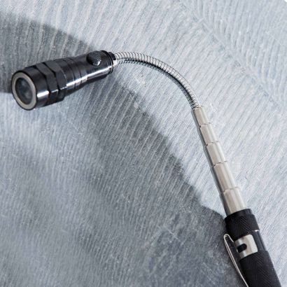 Lampe-torche LED télescopique
