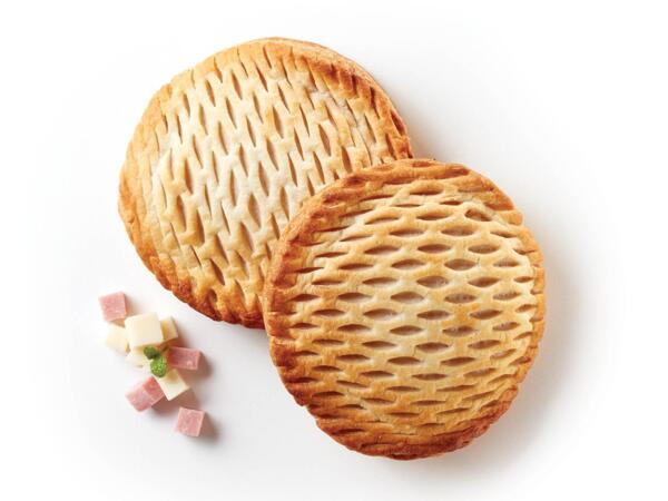 Round Puff Pastry Ham and Cheese