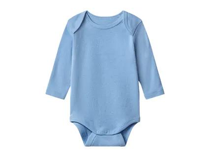 LUPILU Blue & White Baby Long-Sleeve Bodysuits - 3 Pack