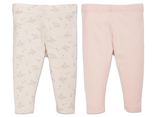 LUPILU(R)PURE COLLECTION Baby Leggings, 2 Stück